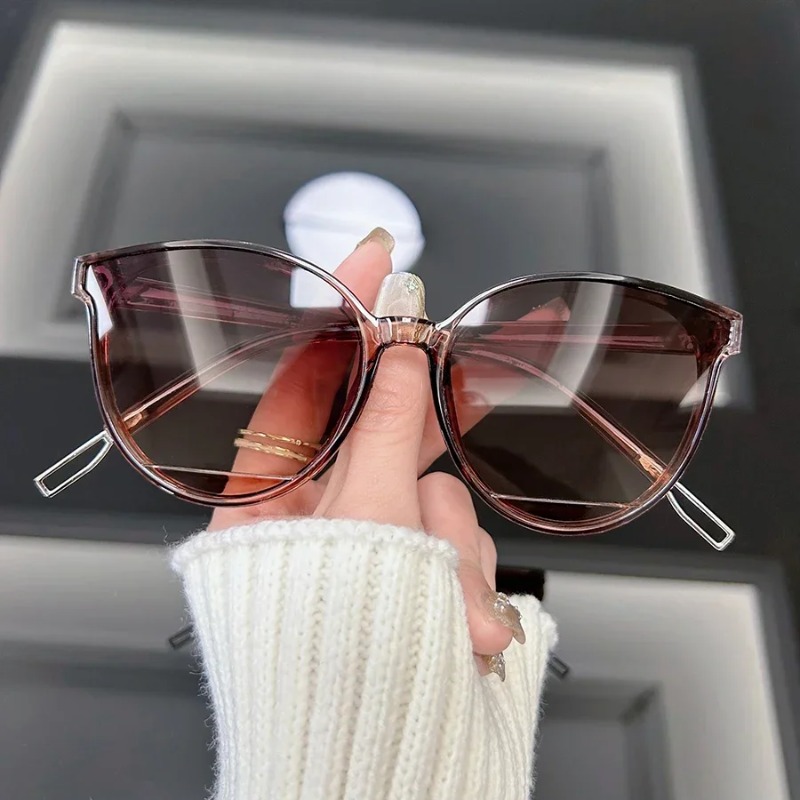Vintage Fashion Female - Katzenaugen-Vintage-Sonnenbrille für Damen und Herren, Retro-Sonnenbrille,