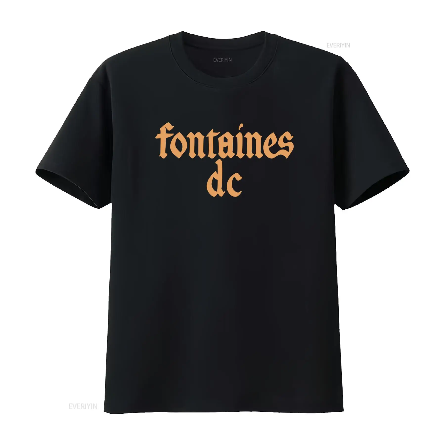 Vintage Fashion Knitwear - Fontaines D C „Gothic Logo“ schwarzes