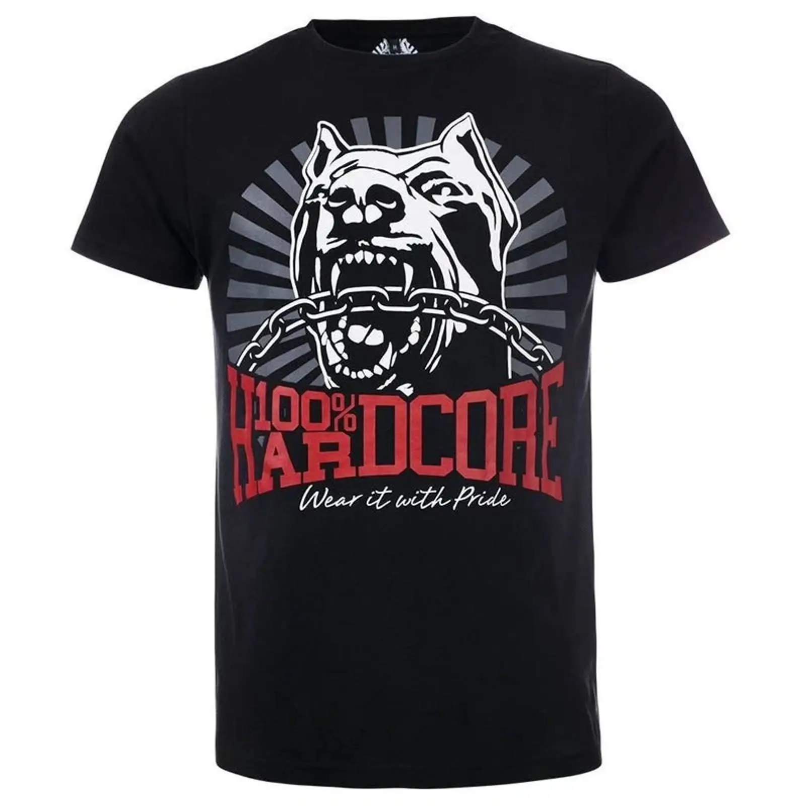 Vintage Fashion Herren - 100 HARDCORE Herren T-Shirt „quot Dog