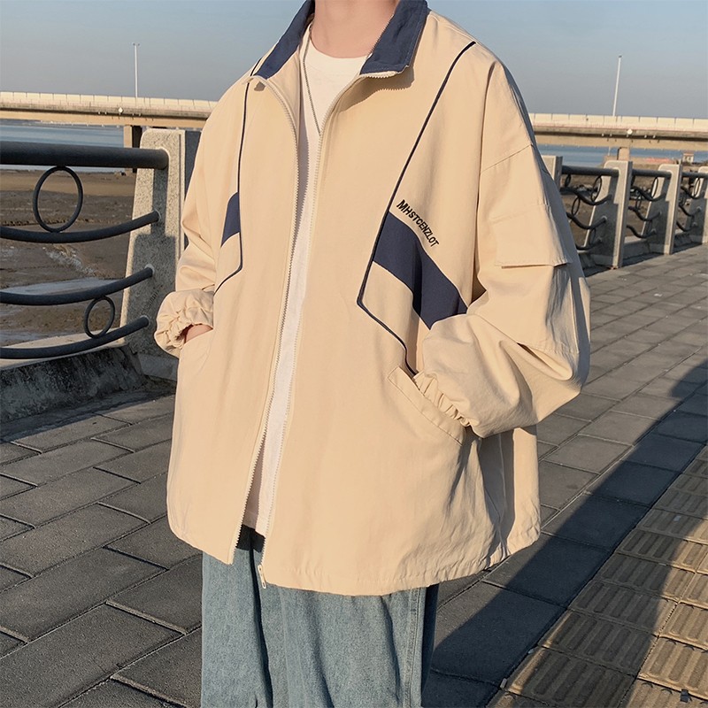 Vintage Windbreaker Nylon - Amerikanische Wind jacke Jacke Männer Frühling