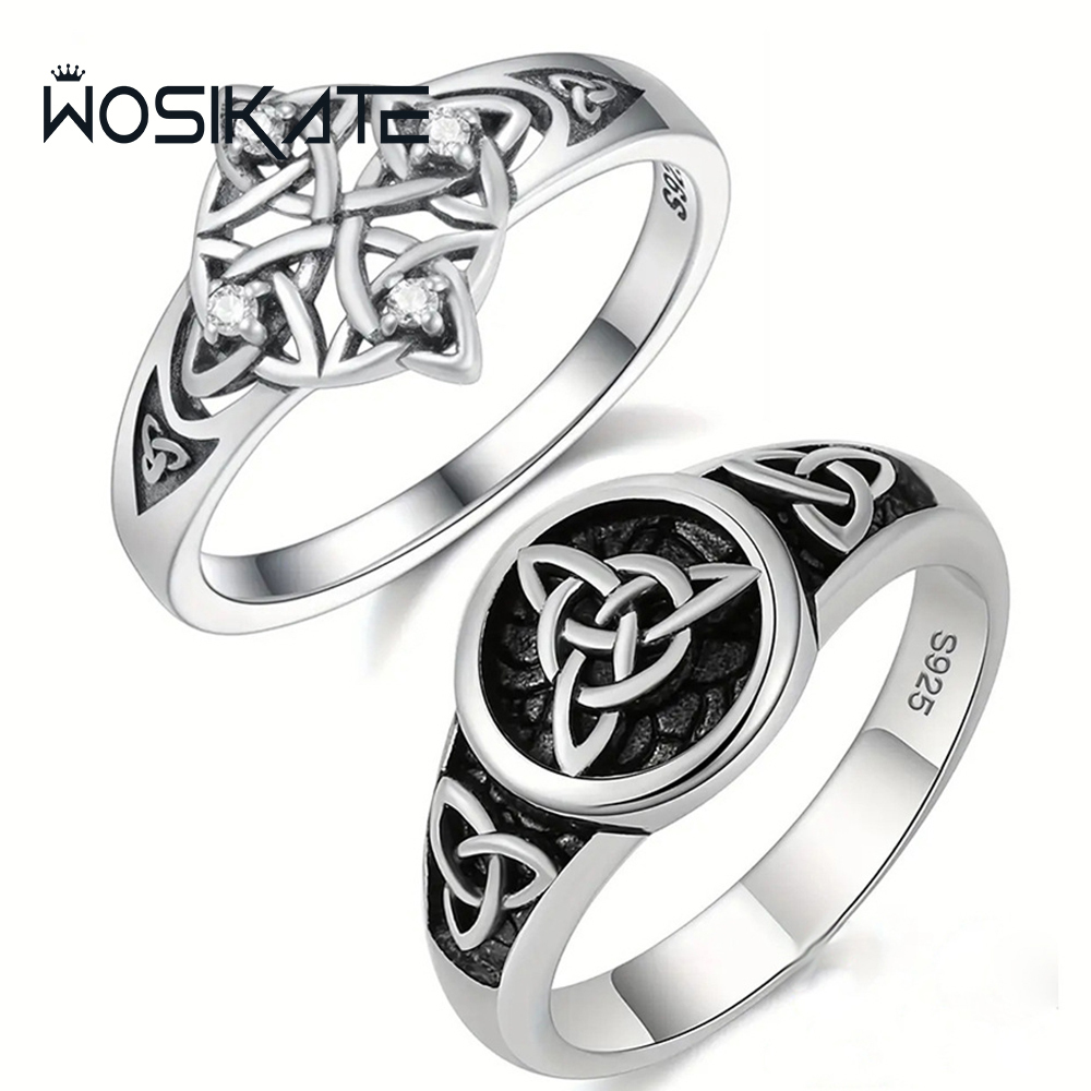Z Vintage Fashion - WOSIKATE Vintage Thai Silber Keltischer Knoten
