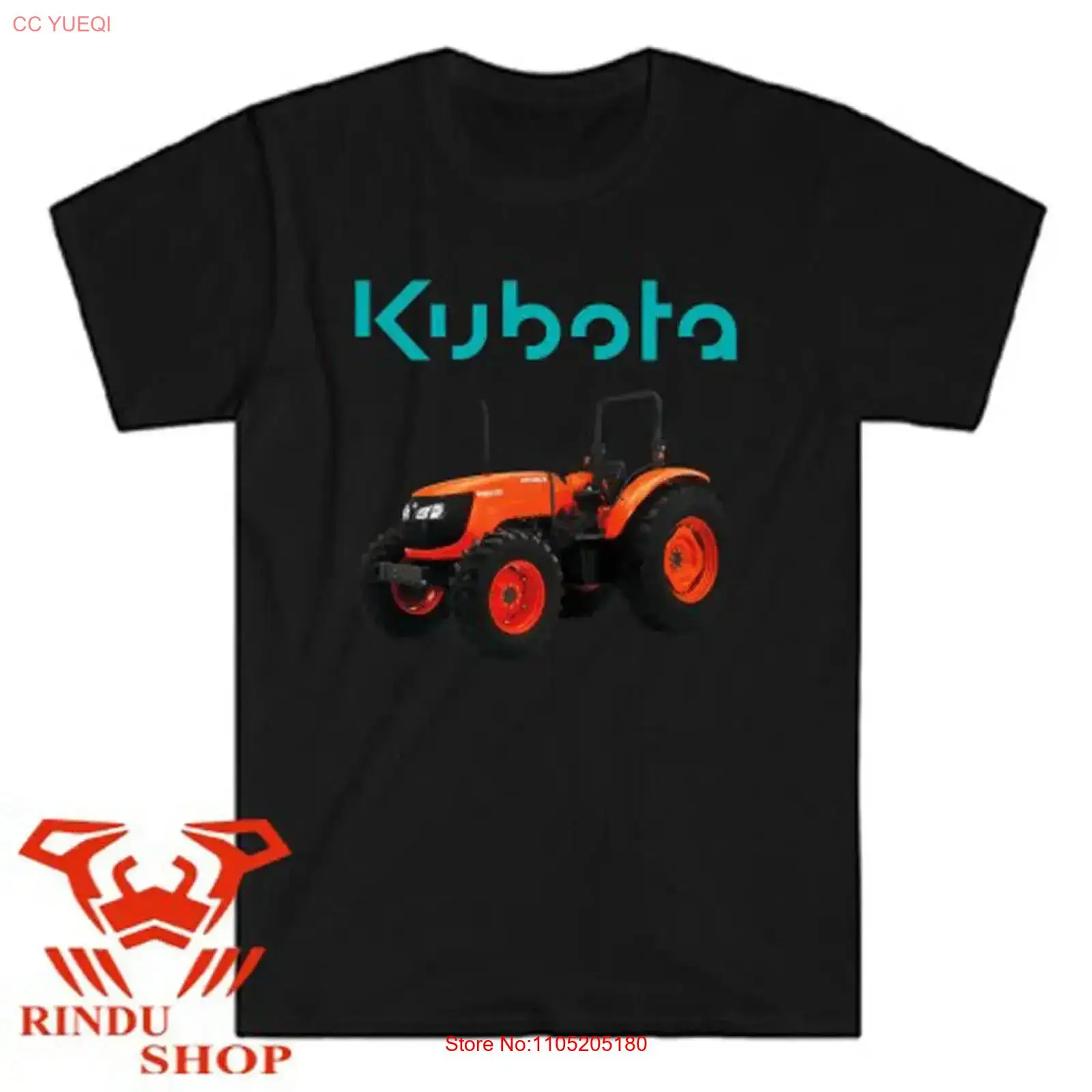 Vintage Fashion Logos - Kubota Tractor Farm Logo Herren Schwarzes