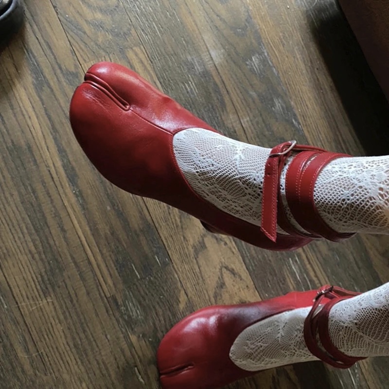 Vintage Fashion Dress - 2026 Vintage Frühjahrsmode Split-Toe Damen Pumps