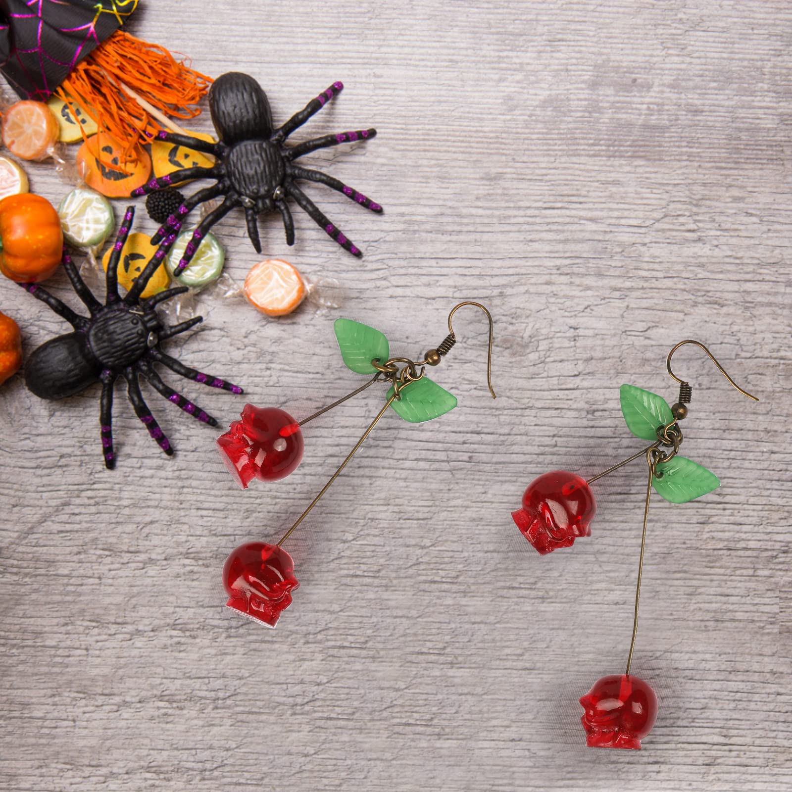 Totenkirsche - Rote Totenkopf- – Quirky Vintage Fashion Bewertung und Preis