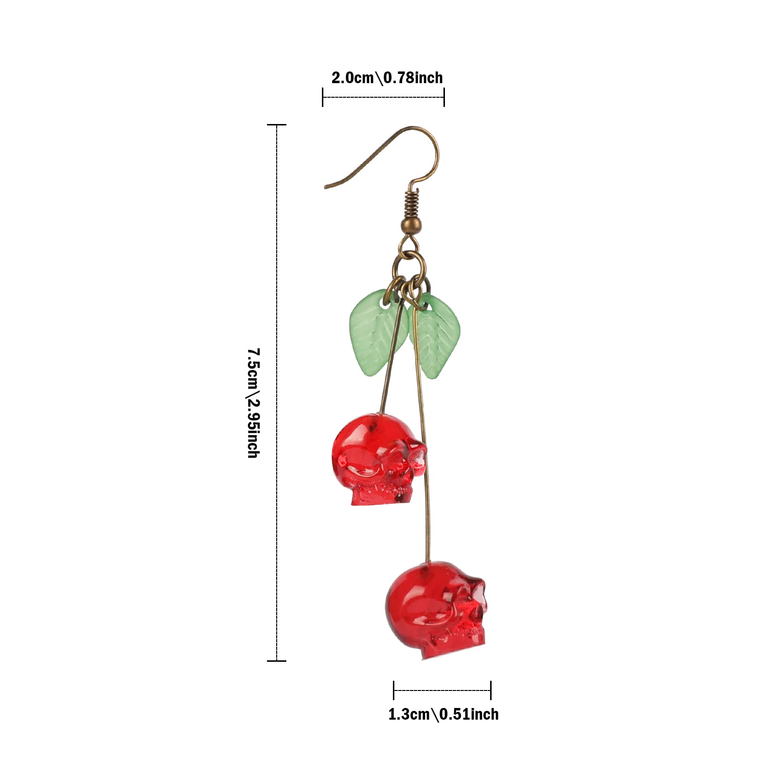 Totenkirsche - Rote Totenkopf- – Quirky Vintage Fashion Bewertung und Preis