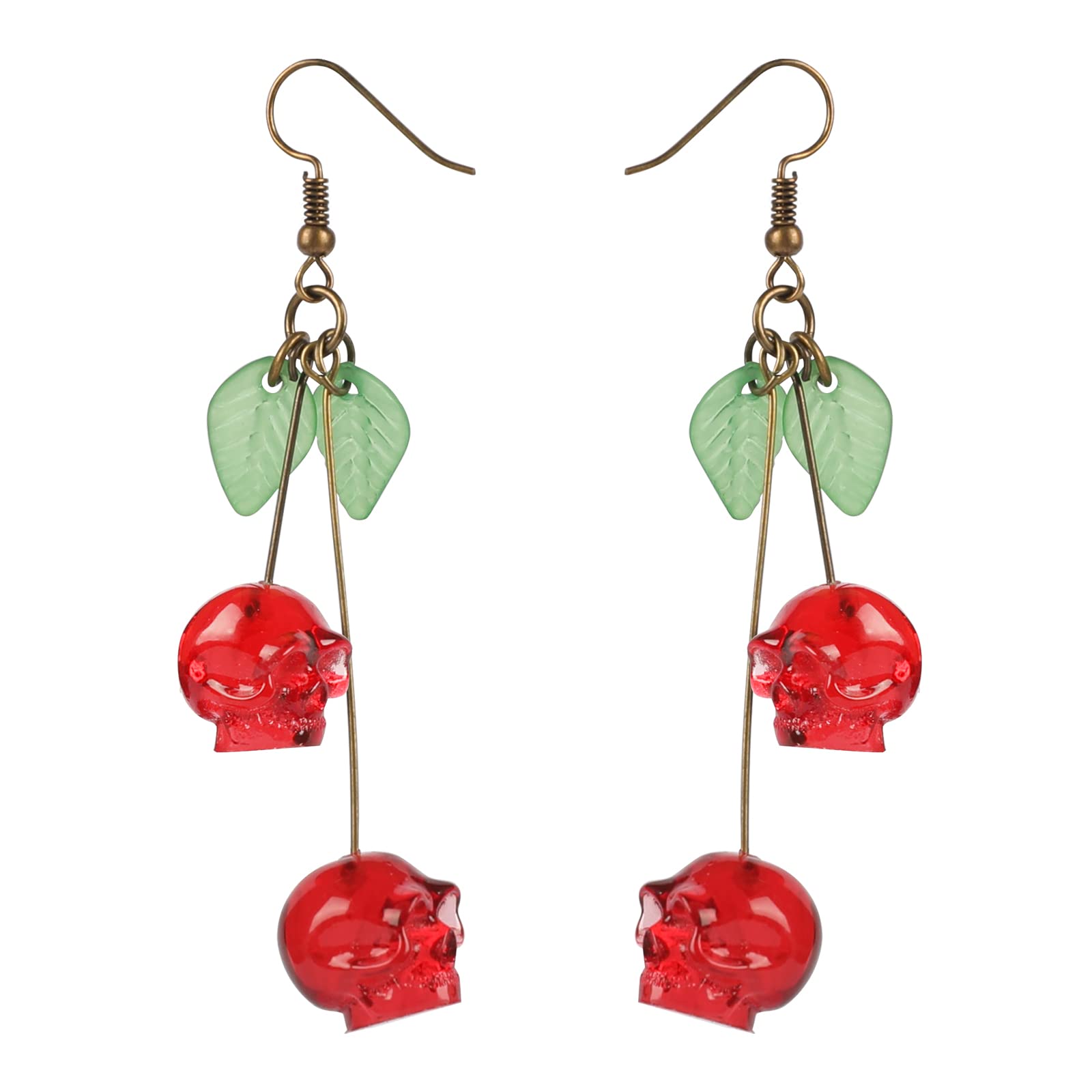 Totenkirsche - Rote Totenkopf- – Quirky Vintage Fashion Bewertung und Preis