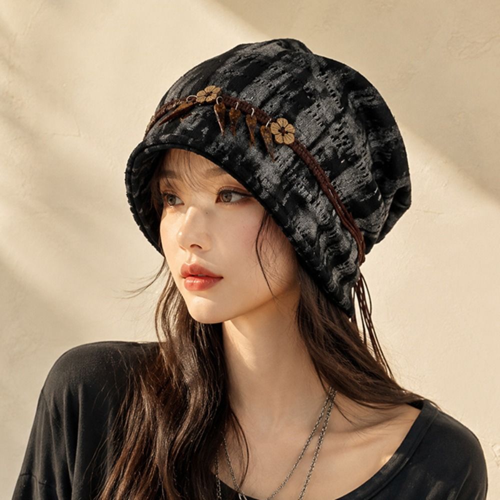 Vintage Retro Ethno-Beanie mit – Vintage Fashion Bloggers Bewertung und Preis