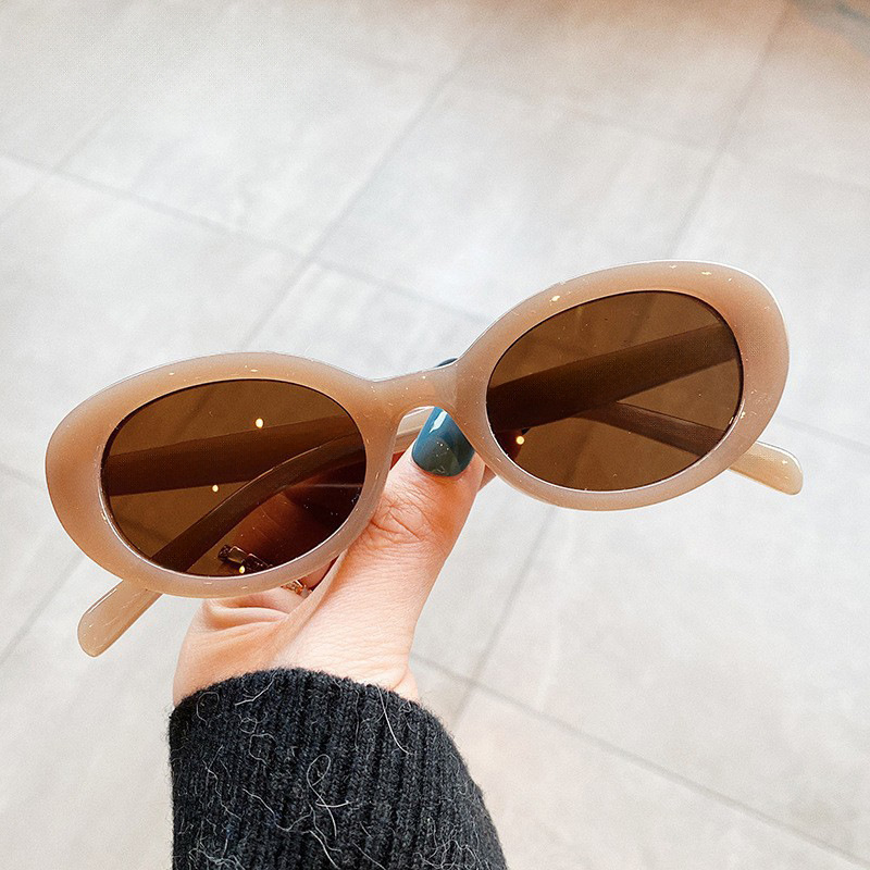 Vintage Kleine Ovale Sonnenbri – Vintage Fashion Y2K Bewertung und Preis