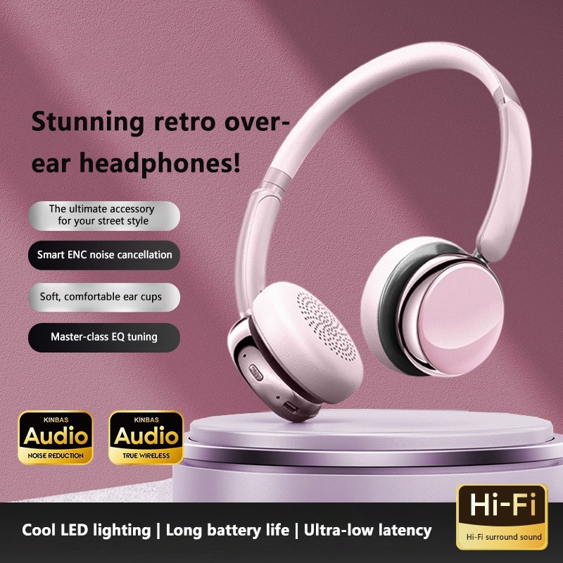 Retro Kabellose Bluetooth Over – Vintage Fashion Video Bewertung und Preis