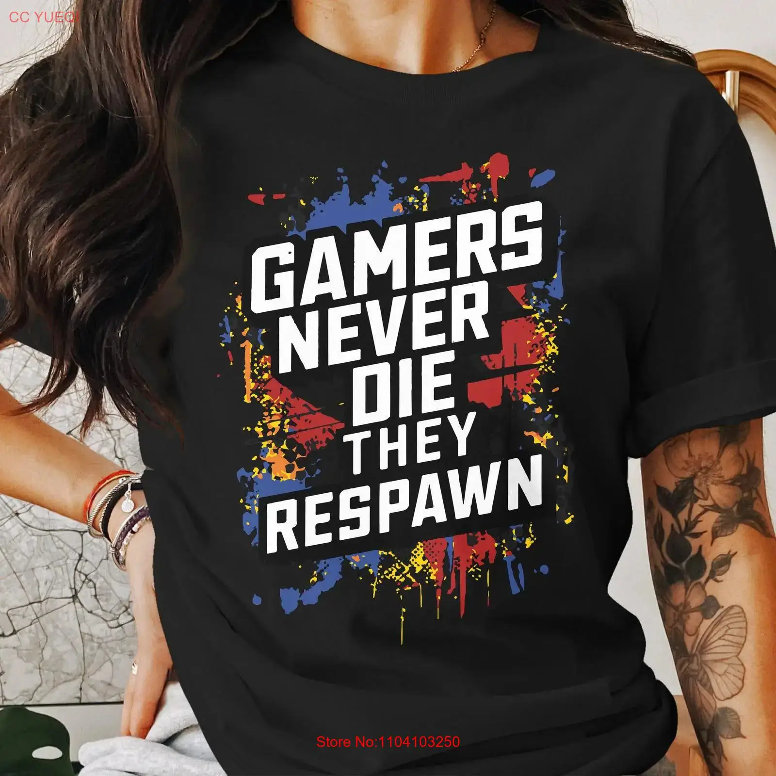 Gamers Never Die They Respawn  – Vintage Fashion Video Bewertung und Preis