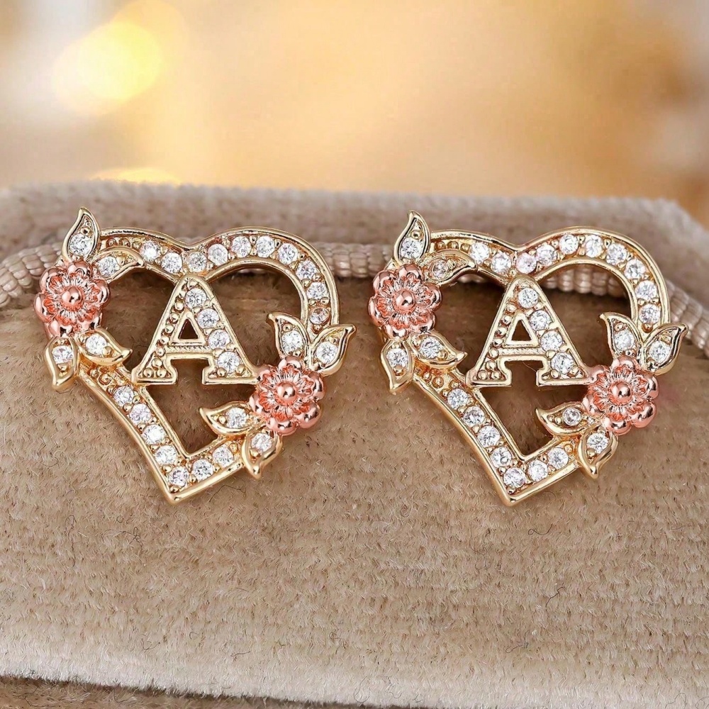 Zarte Damen-Ohrstecker mit Her – Z Vintage Fashion Bewertung und Preis