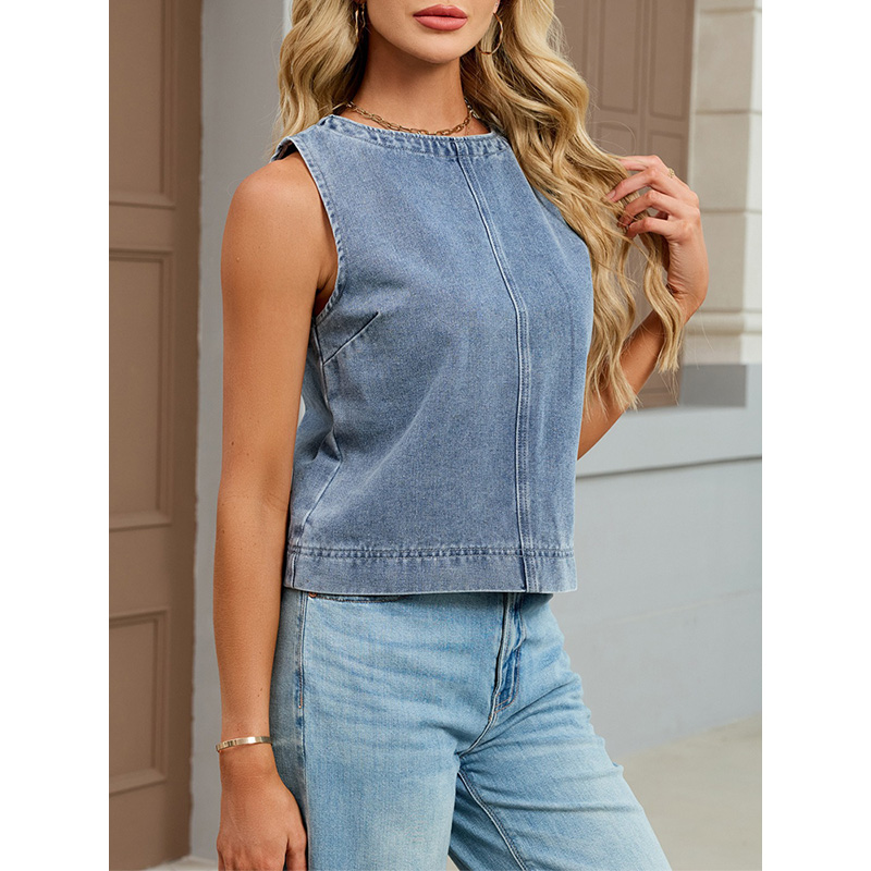 Benuynffy Lässige Jeansweste m – Vintage Fashion Female Bewertung und Preis