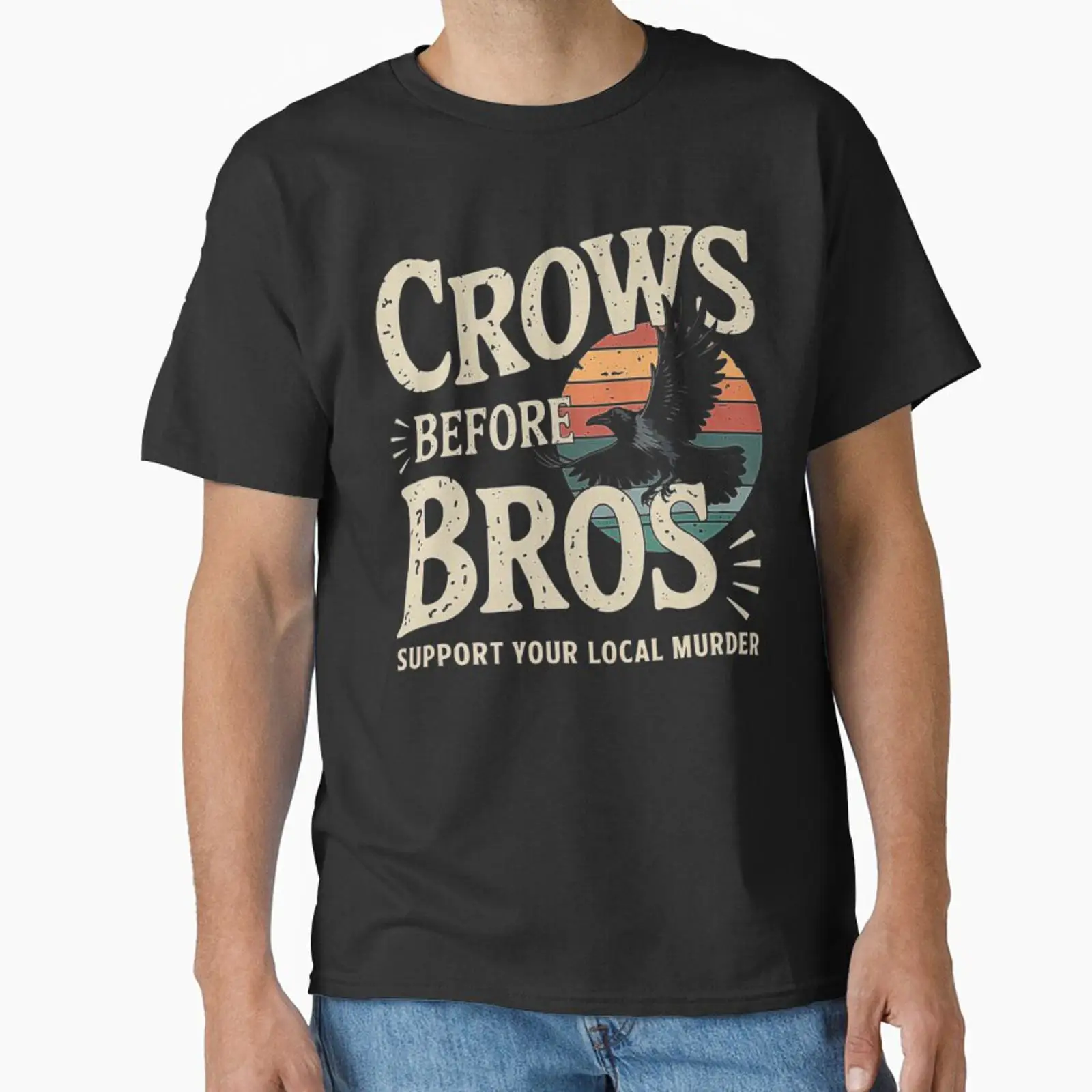 „Crows Before Bros“ – ein orig – Quirky Vintage Fashion Bewertung und Preis