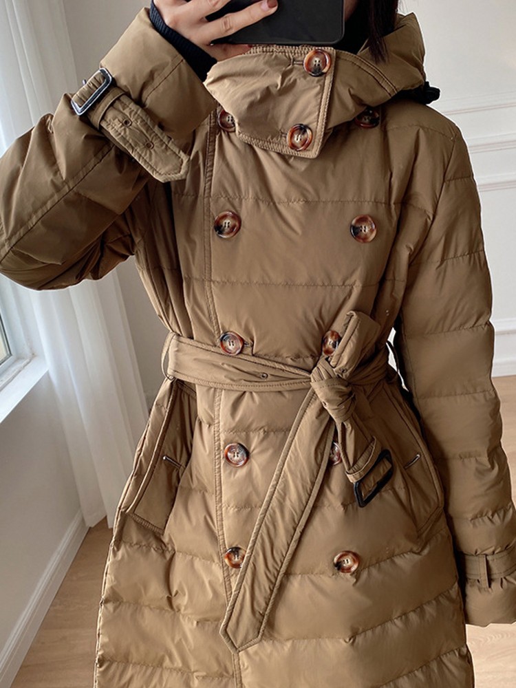 Frauen Winter Windjacke Lange  – Vintage Windbreaker Nylon Bewertung und Preis