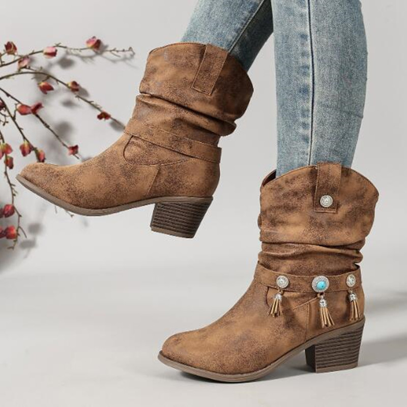 Luxuriöse 2026 Vintage Cowboy- – Vintage Fashion Female Bewertung und Preis