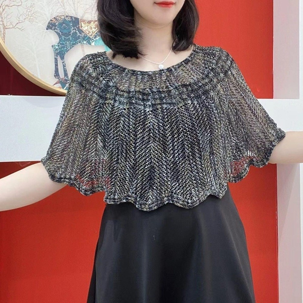 Pullover-Stil Häkel-Schal mit  – Vintage Fashion Knitwear Bewertung und Preis
