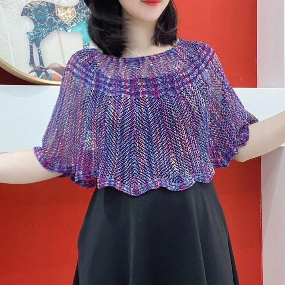 Pullover-Stil Häkel-Schal mit  – Vintage Fashion Knitwear Bewertung und Preis