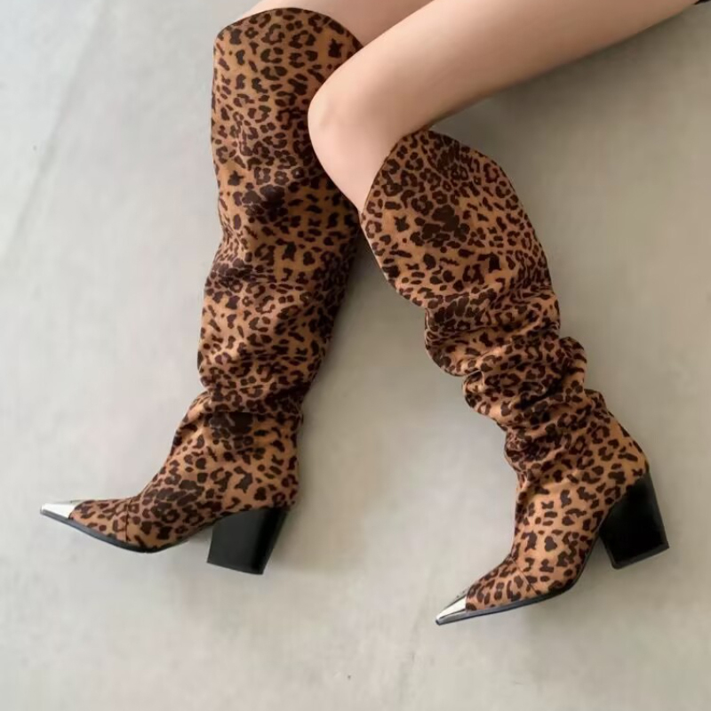 Leopardmuster Vintage Plissier – Vintage Fashion Y2K Bewertung und Preis