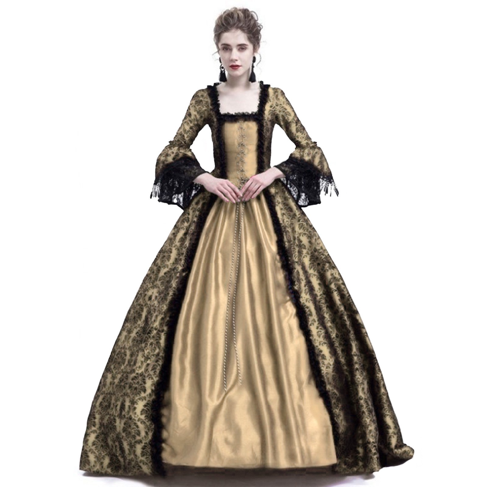 Halloween Cosplay Palast-Kostü – Vintage Fashion Dress Bewertung und Preis