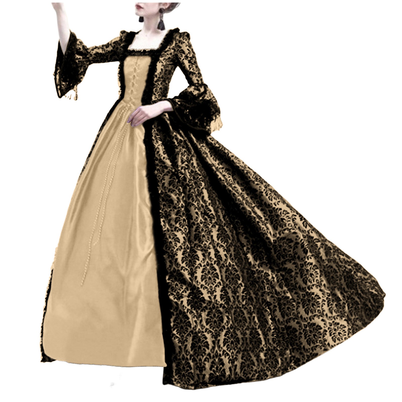 Halloween Cosplay Palast-Kostü – Vintage Fashion Dress Bewertung und Preis