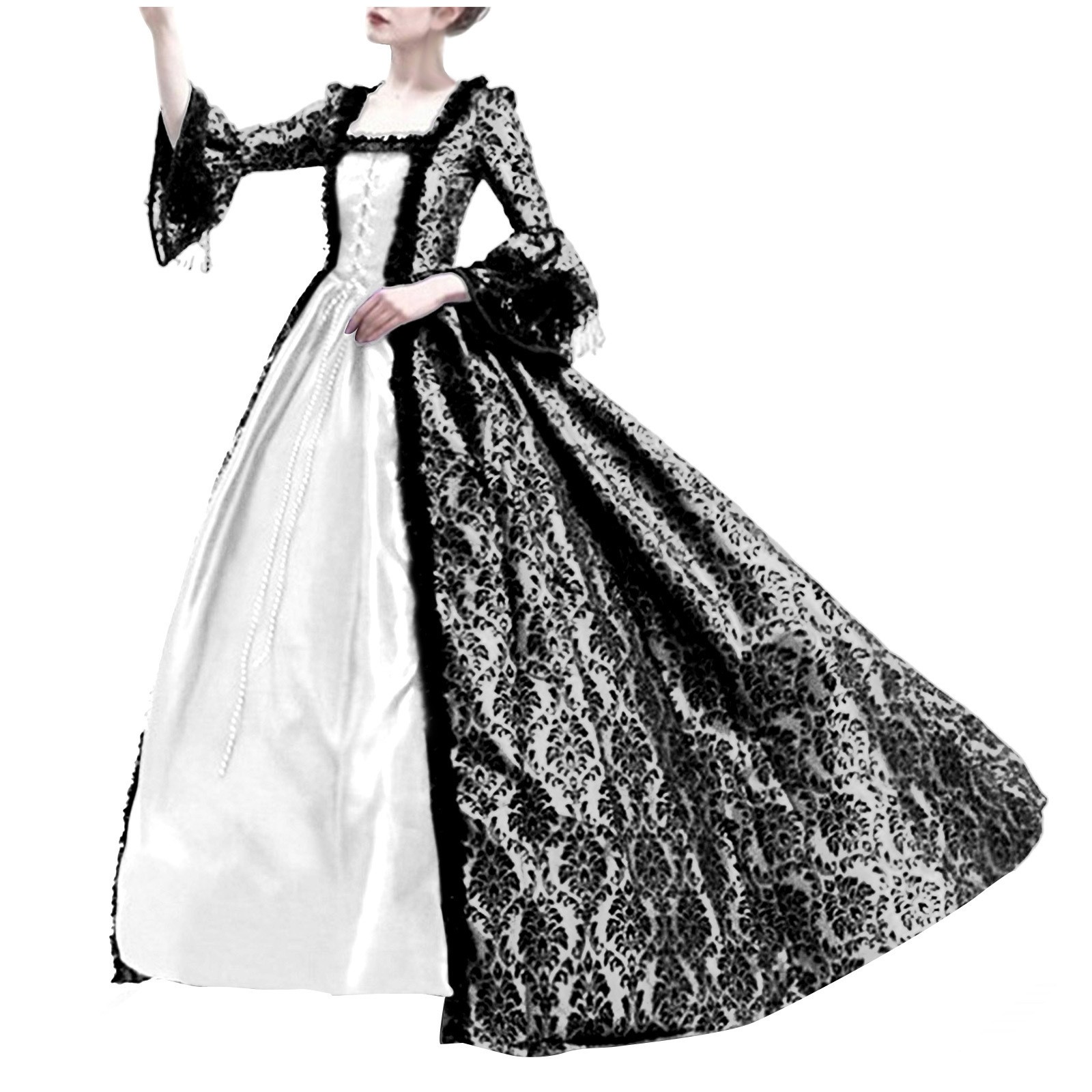 Halloween Cosplay Palast-Kostü – Vintage Fashion Dress Bewertung und Preis